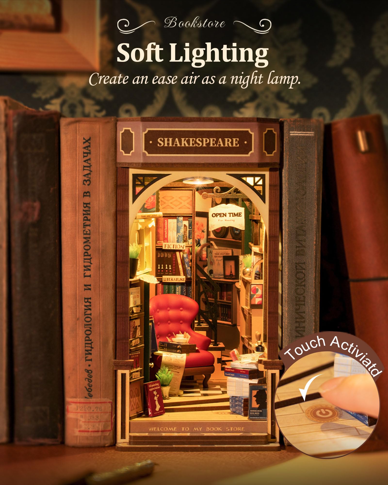 Shakespeare Bookstore – DIY Book Nook Kit