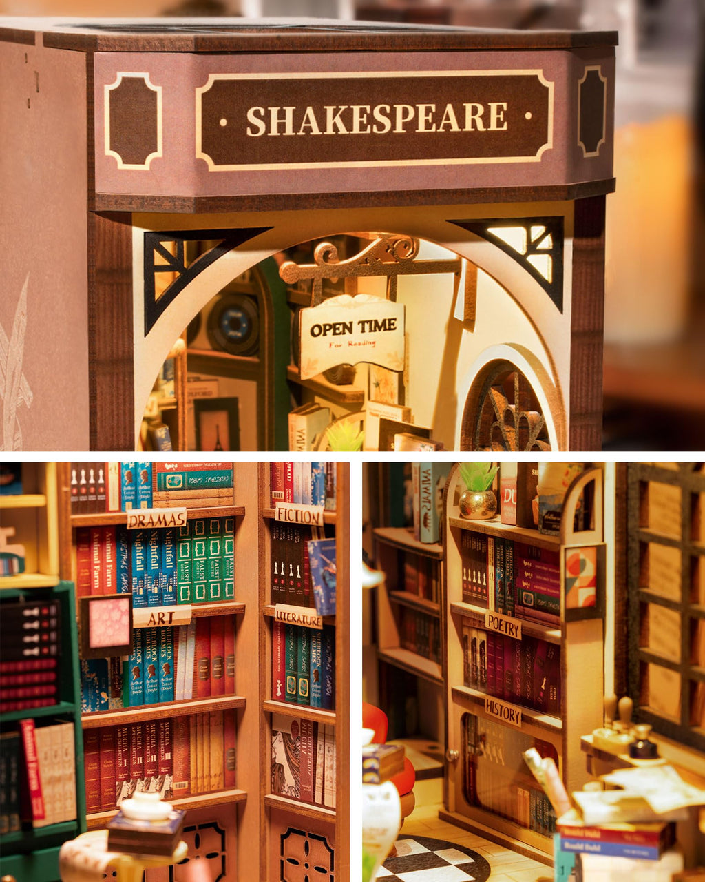 Shakespeare Bookstore – DIY Book Nook Kit