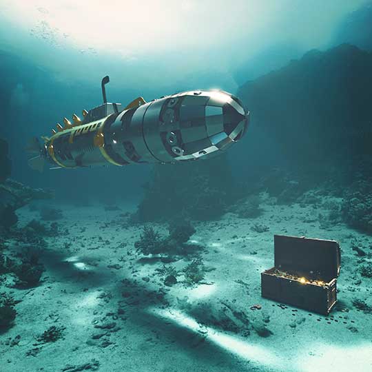Metal Time Elusive Nautilus Submarine - DIY Metal Model Kit