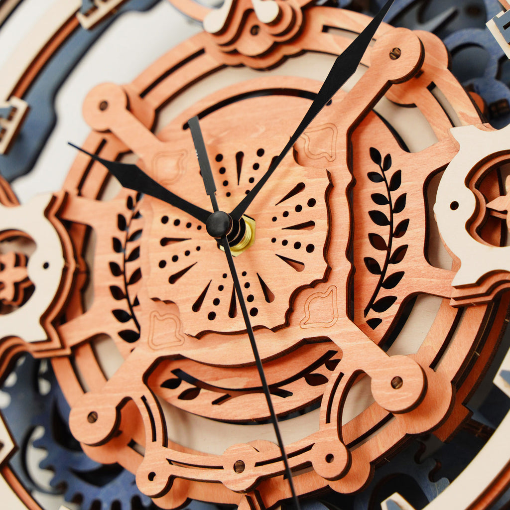 Romantic Notes Wall Clock – Wooden Model Kit