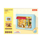 Fluffy Cat Bakery – 3D Wooden Puzzle Story Frame Kit