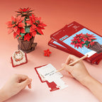 Poinsettia – DIY Wooden Flower Bouquet Kit