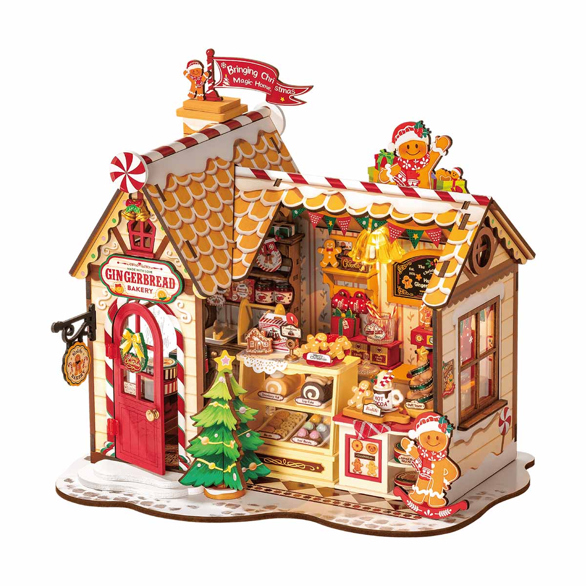 Gingerbread House – DIY Miniature House Kit