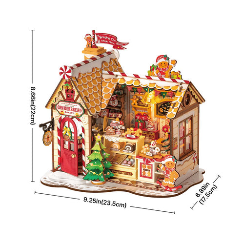 Gingerbread House – DIY Miniature House Kit