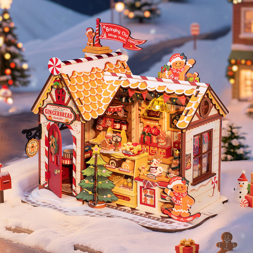 Gingerbread House – DIY Miniature House Kit