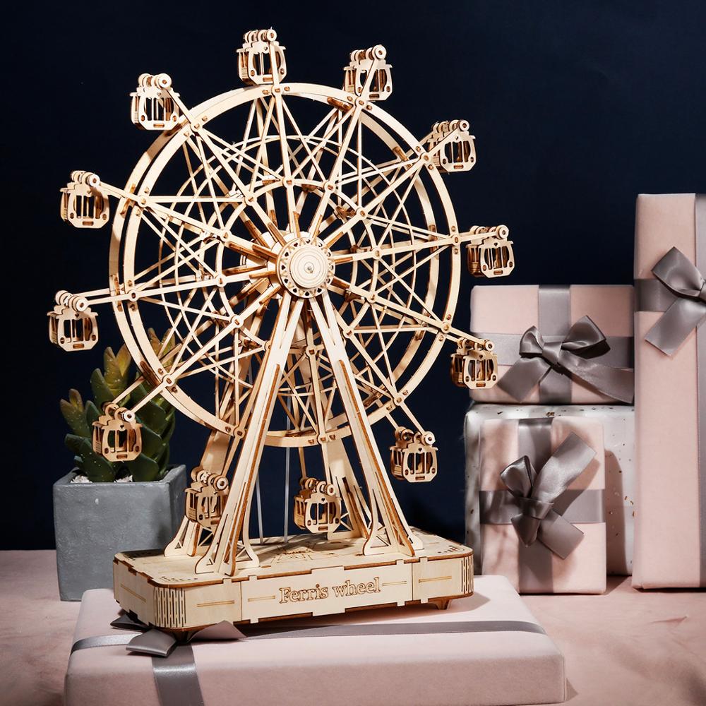 Ferris Wheel Music Box – DIY Mechanical Model Kit