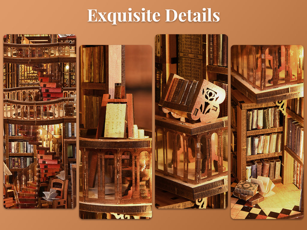 Abbey Library - DIY Book Nook Kit