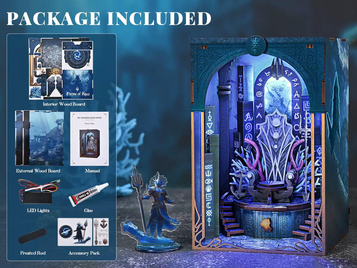 Throne of Aqua - DIY Book Nook Kit
