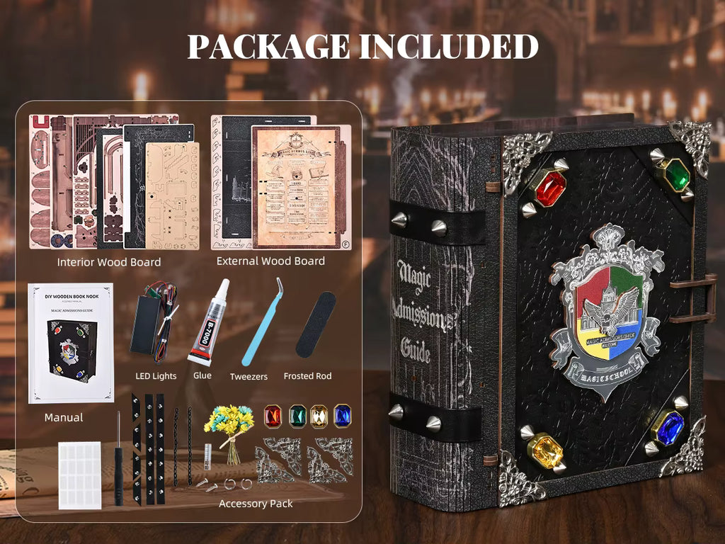 Magic Admissions Guide - DIY Book Nook Kit