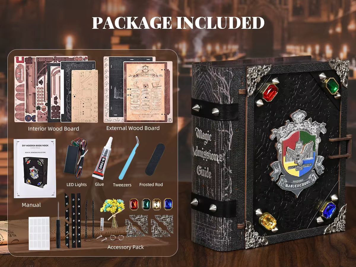 Magic Admissions Guide - DIY Book Nook Kit