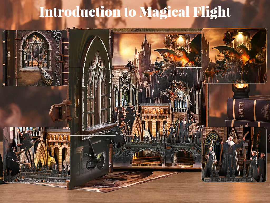 Introduction to Magical Flight - DIY Book Nook Kit