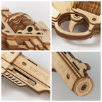 Revolver – 3D Wooden Puzzle Kit