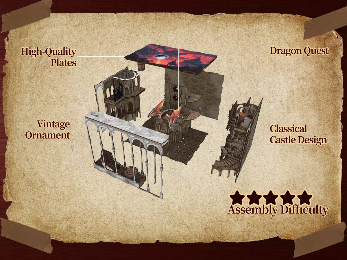 Ember Castle - DIY Book Nook Kit
