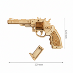 Revolver – 3D Wooden Puzzle Kit