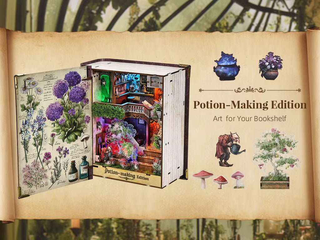 Potion Making Edition - DIY Book Nook Kit