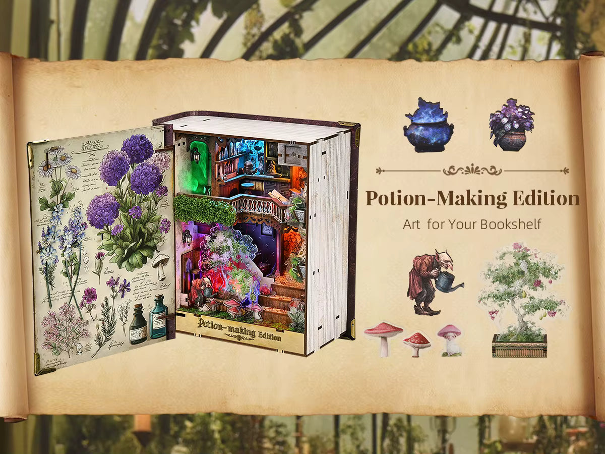 Potion Making Edition - DIY Book Nook Kit