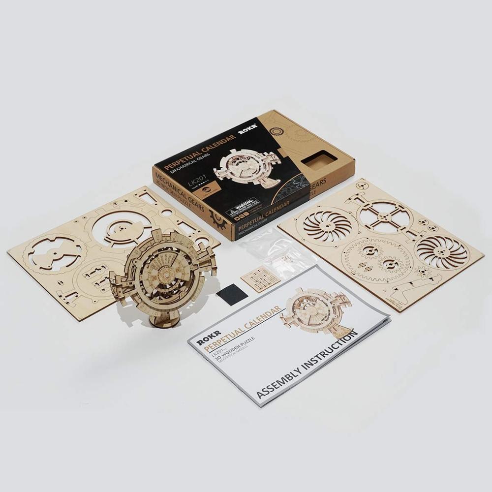 Perpetual Calendar – 3D Wooden Puzzle Kit