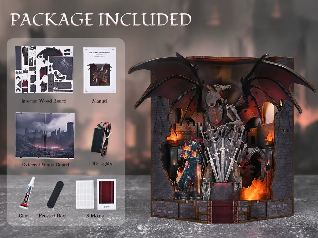 Throne of Blades - DIY Book Nook Kit