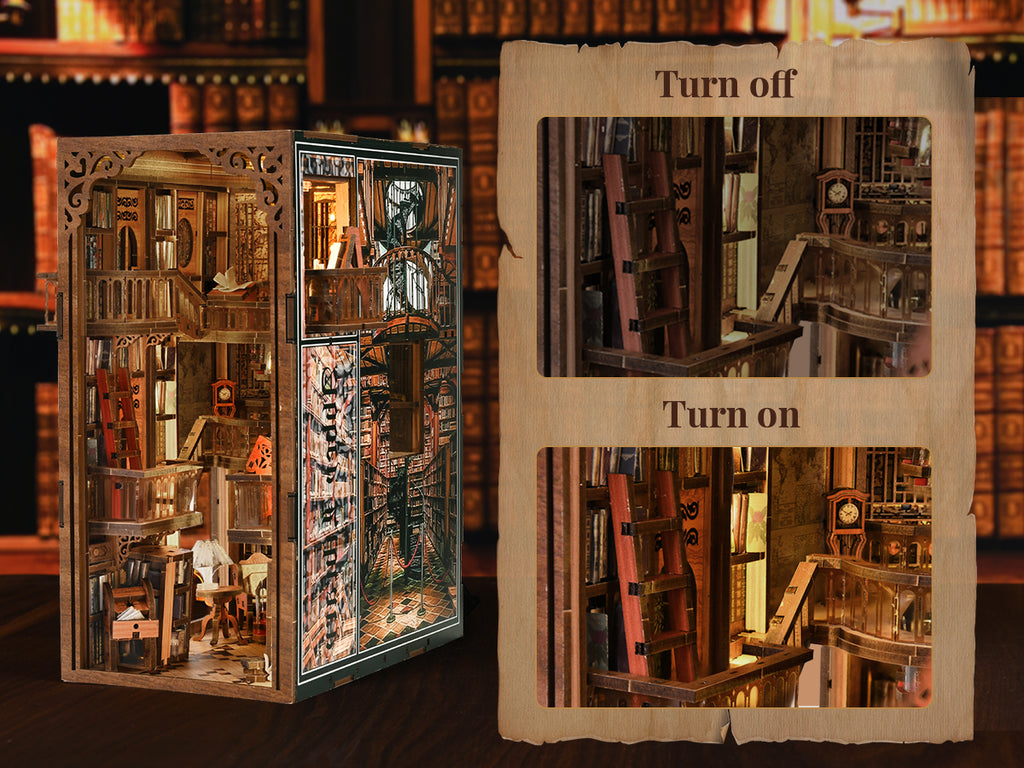 Abbey Library - DIY Book Nook Kit