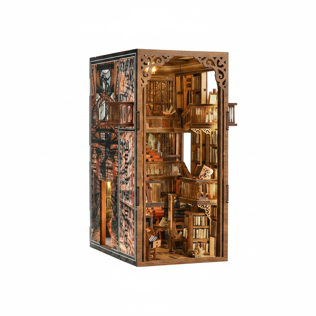 Abbey Library - DIY Book Nook Kit