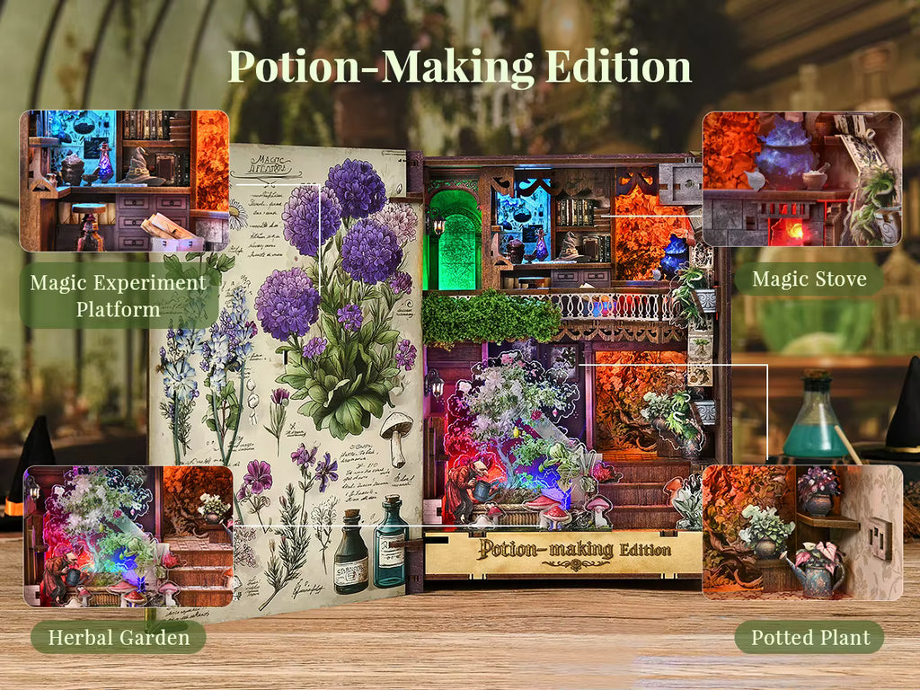 Potion Making Edition - DIY Book Nook Kit