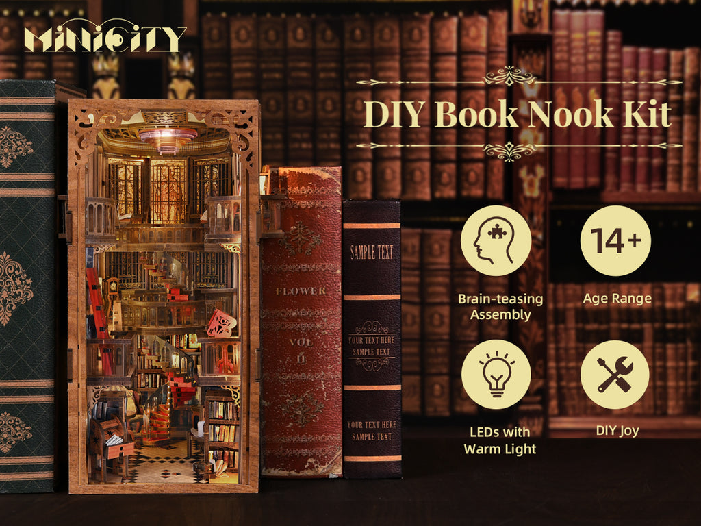 Abbey Library - DIY Book Nook Kit