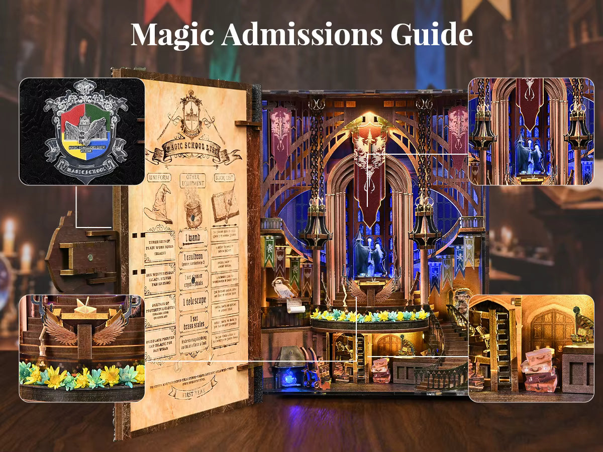 Magic Admissions Guide - DIY Book Nook Kit