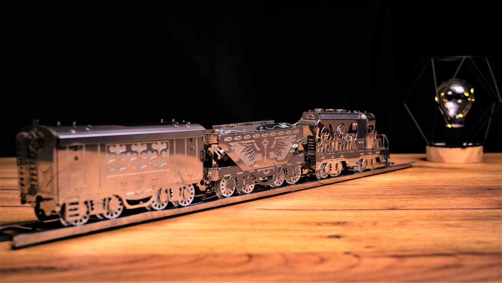 Metal Time Heavy Loco Freight Train – DIY Metal Model Kit