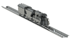 Metal Time Heavy Loco Rails – DIY Metal Model Kit