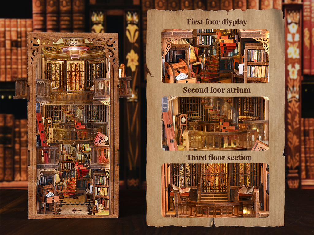 Abbey Library - DIY Book Nook Kit