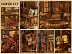 Abbey Library - DIY Book Nook Kit