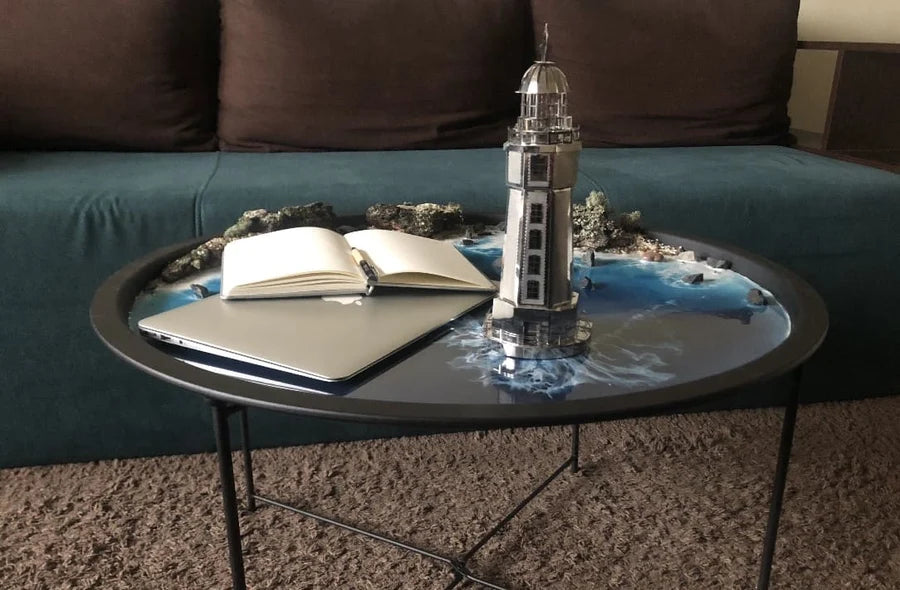 Metal Time Sailor's Companion La Jument Lighthouse - DIY Metal Model Kit