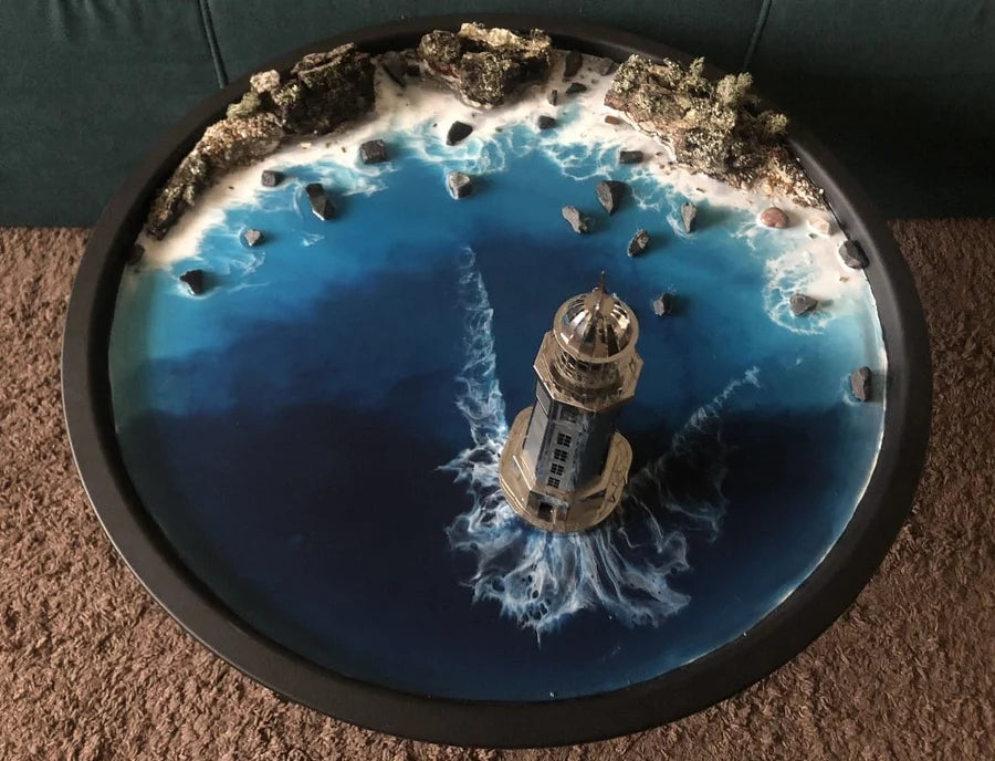 Metal Time Sailor's Companion La Jument Lighthouse - DIY Metal Model Kit