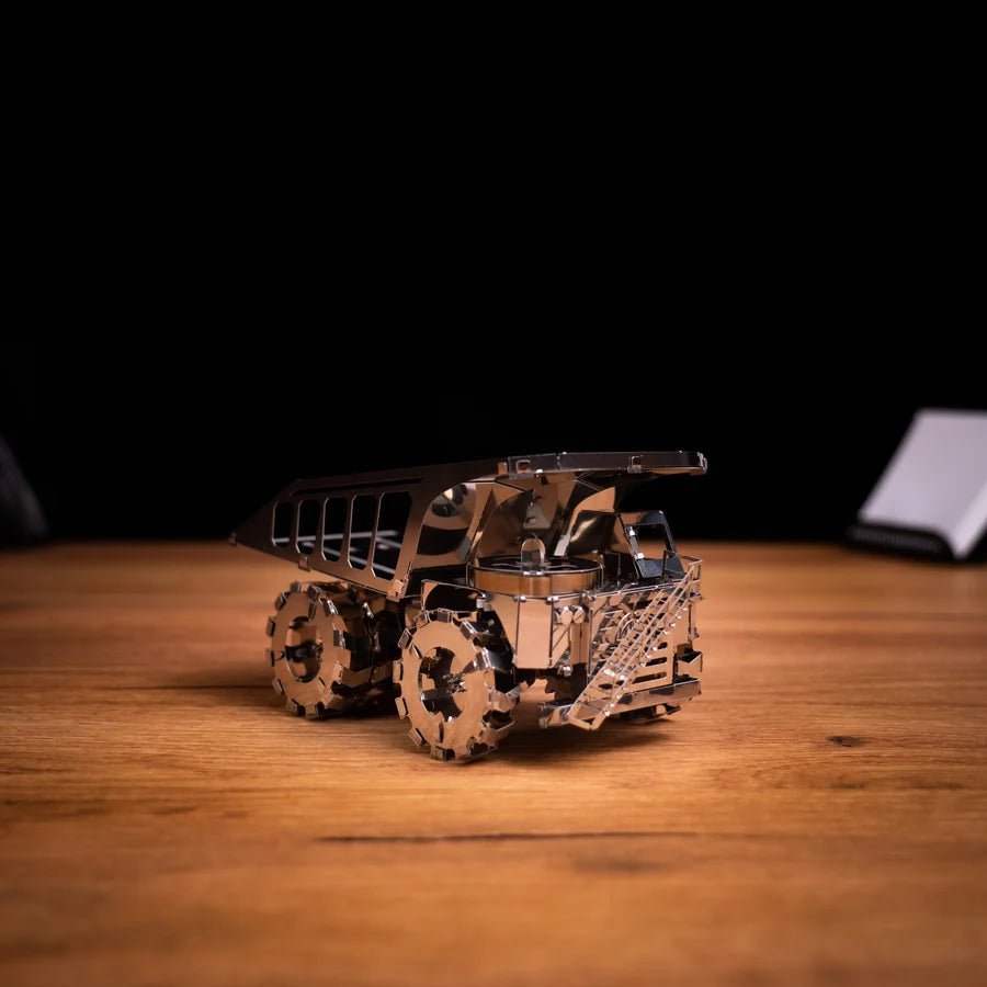 Metal Time Quarry Transporter Mining Truck - DIY Metal Model Kit