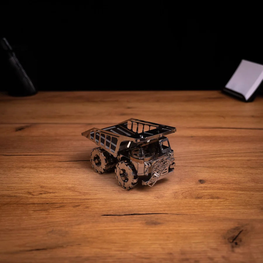 Metal Time Quarry Transporter Mining Truck - DIY Metal Model Kit