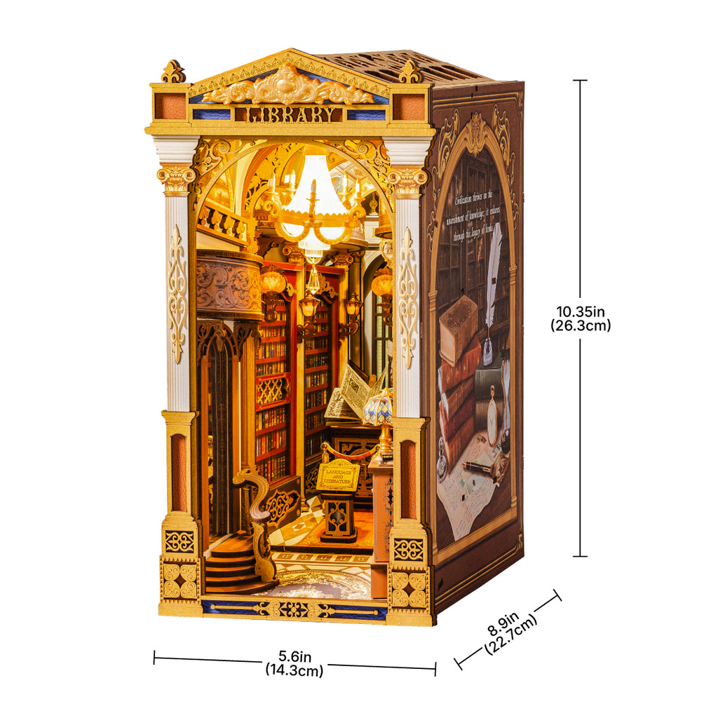 Wonderful Library Book Nook – DIY Model Kit