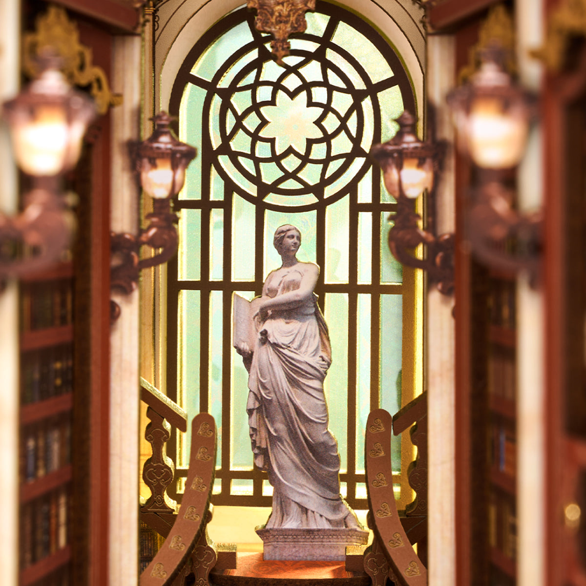 Wonderful Library Book Nook – DIY Model Kit