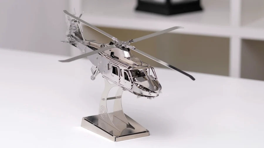 Metal Time Lifting Spirit Helicopter - DIY Metal Model Kit