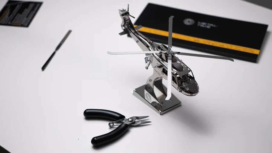 Metal Time Lifting Spirit Helicopter - DIY Metal Model Kit