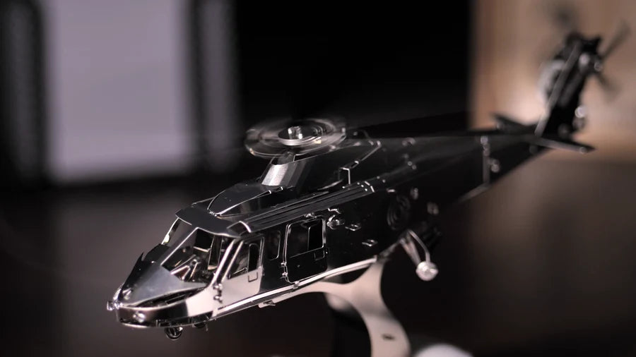 Metal Time Lifting Spirit Helicopter - DIY Metal Model Kit