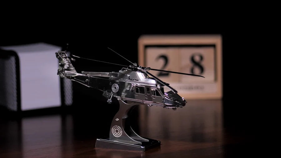 Metal Time Lifting Spirit Helicopter - DIY Metal Model Kit
