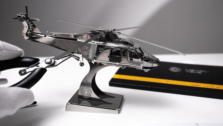 Metal Time Lifting Spirit Helicopter - DIY Metal Model Kit