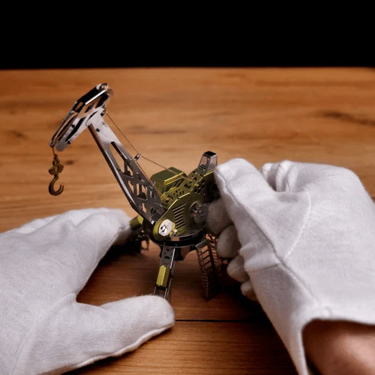 Metal Time Mighty Machine Crane - DIY Metal Model Kit