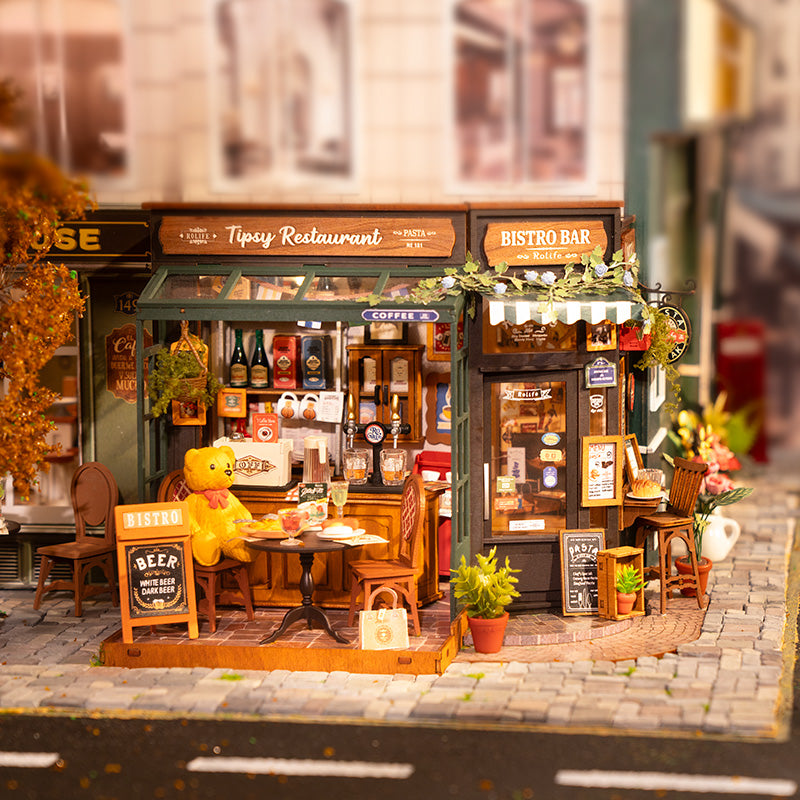 Tipsy Restaurant – DIY Miniature House Kit