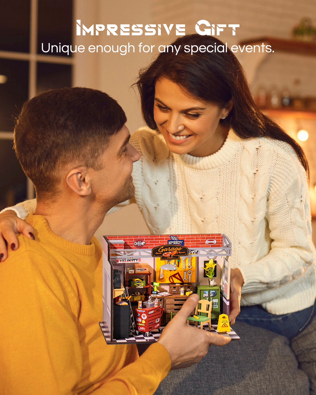 Garage Workshop – DIY Miniature House 3D Puzzle Kit