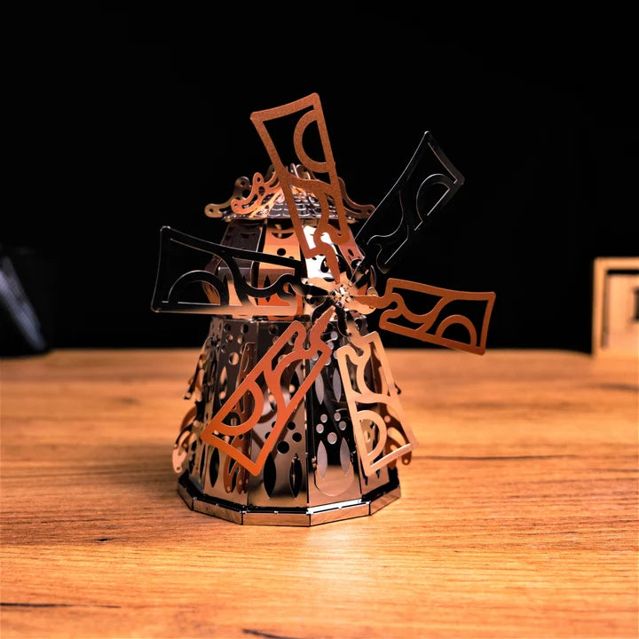 Metal Time Mysterious Mill Windmill - DIY Metal Model Kit