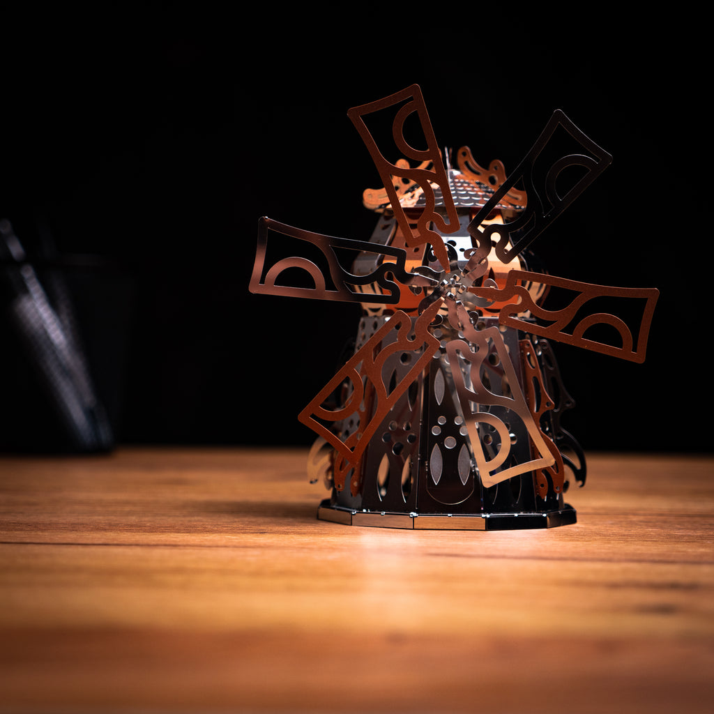 Metal Time Mysterious Mill Windmill - DIY Metal Model Kit