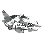 Metal Time Nebula Scout Starship – DIY Metal Model Kit