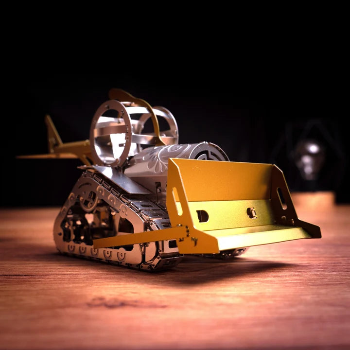 Metal Time Graceful CAT Bulldozer - DIY Metal Model Kit