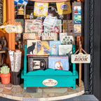 Old Times Bookstore – 3D Wooden Puzzle Story Frame Kit